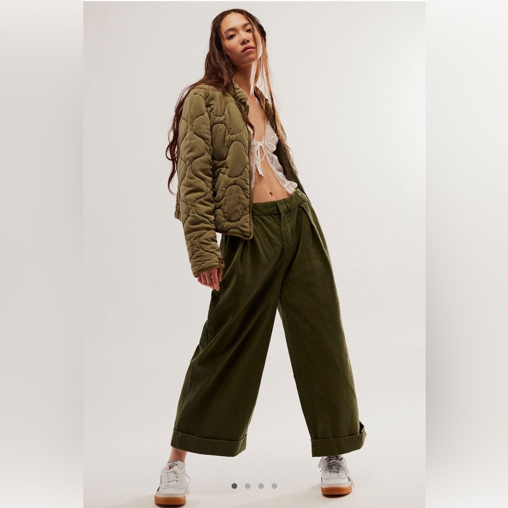 Free People NWT After Love Cuff Pant 100% Cotton